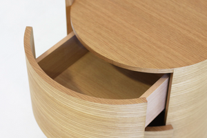 Dexter Bedside Table - Ash Oak - Pair - Tommy Franks