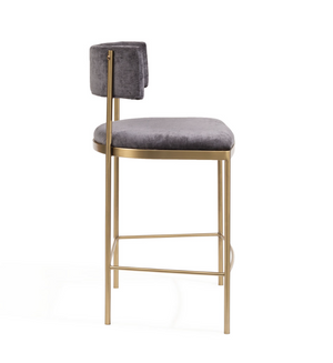 Envie II Counter Stool - Giselle Dark Charcoal - Tommy Franks