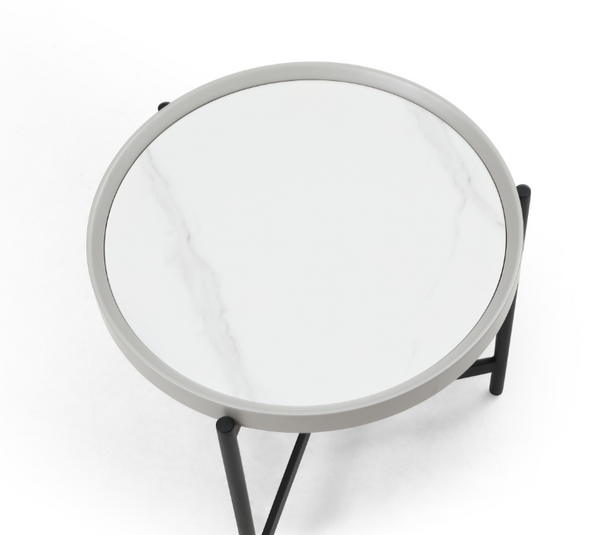 Ivery Coffee Table - Light Grey - Tommy Franks