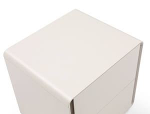 Kota Bedside Table - Matte Beige - Tommy Franks