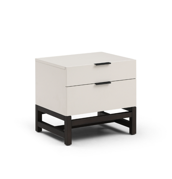 Webb Bedside Table - Matte Beige - Tommy Franks