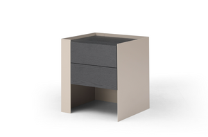 Tunica Bedside Table - Taupe - Pair - Tommy Franks