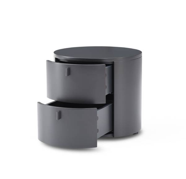 Sims Bedside Table - Matte Anthracite - Tommy Franks