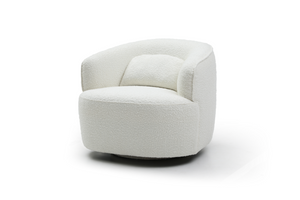 Grace Swivel Chair - Polar Bouclé - Tommy Franks