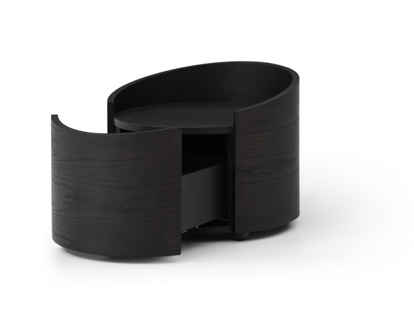 Amond Bedside - Smoke Oak - Tommy Franks