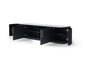 Oakura TV Unit - Black - Tommy Franks