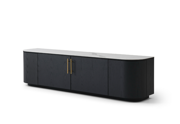 Oakura TV Unit - Black - Tommy Franks