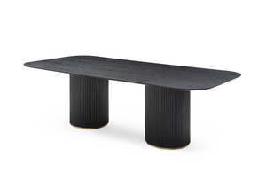 Lantine 240 Dining Table - Black Oak - Tommy Franks