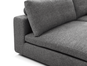 Blanco 5 Piece Modular Sofa - Charcoal - Tommy Franks