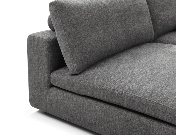Blanco 5 Piece Modular Sofa - Charcoal - Tommy Franks