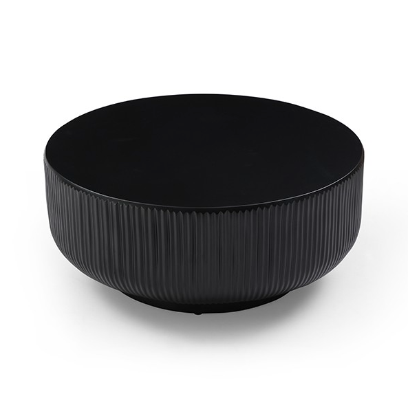 Ridge Coffee Table - Black - Tommy Franks