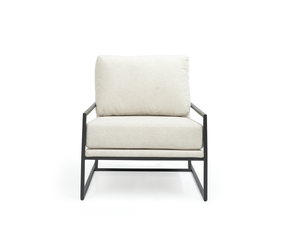 Newell Lounge Chair - Avery Velour Cream - Tommy Franks
