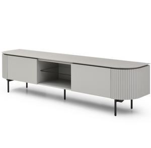 Lantine TV Unit - Matte Light Grey - Tommy Franks