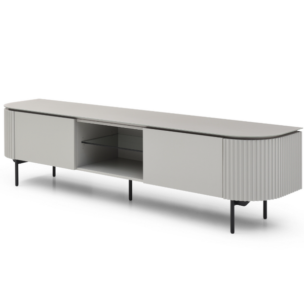 Lantine TV Unit - Matte Light Grey - Tommy Franks