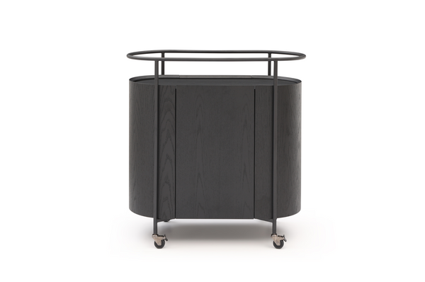 Capri Bar Cart - Black - Tommy Franks