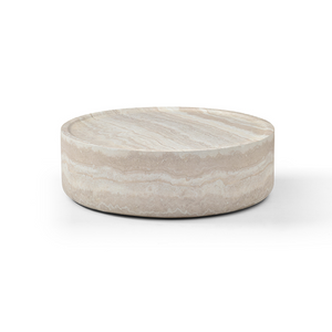 Ciladro Coffee Table - Faux Travertine - Large - Tommy Franks