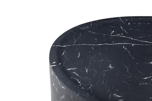 Ciladro Coffee Table - Faux Black Marble - Large - Tommy Franks