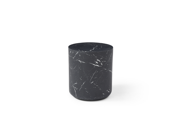Ciladro Side Table - Faux Black Marble - Tommy Franks