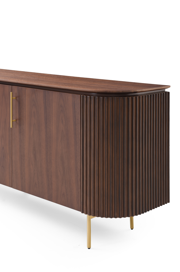 Lantine Buffet - Walnut & Brass - Tommy Franks