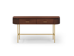 Lantine Console - Walnut & Brass - Tommy Franks