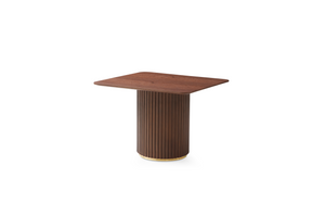 Lantine Side Table - Walnut & Brass - Tommy Franks