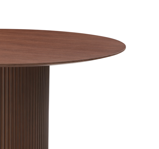 Lantine 150 Dining Table - Walnut & Brass - Tommy Franks