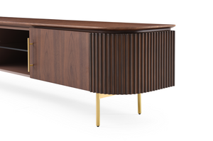 Lantine TV Unit - Walnut & Brass - Tommy Franks