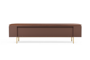 Lantine TV Unit - Walnut & Brass - Tommy Franks