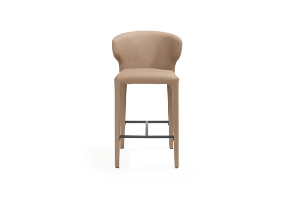 Vela Counter Stool - Vintage Eco Pelle Cognac - Tommy Franks