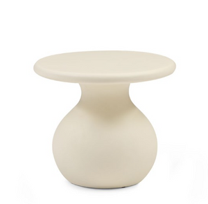 Rolo Side Table - Matte Beige - Tommy Franks