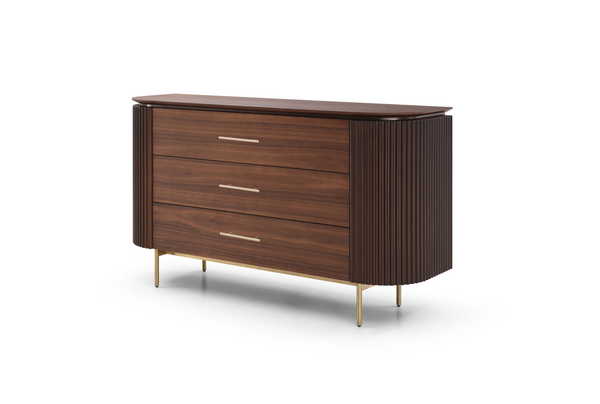 Lantine 3 Drawer Dresser - Dark Walnut - Tommy Franks