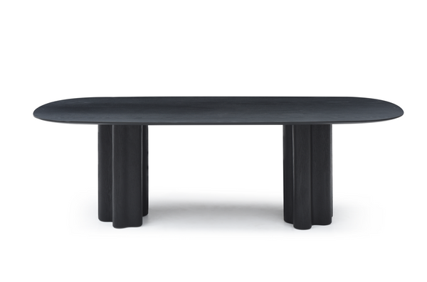 Moon Dining Table 240 - Black Oak - Tommy Franks