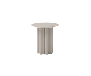 Moon Side Table - Matte Beige - Tommy Franks