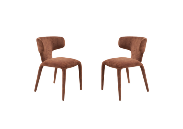 Sahara Dining Chair - Set of 2 - Rust - Tommy Franks