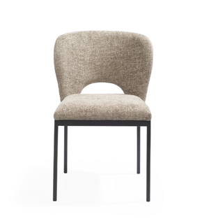 Wolfie Dining Chair - Set of 2 - Taupe - Tommy Franks