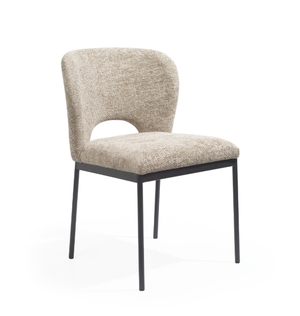 Wolfie Dining Chair - Set of 2 - Taupe - Tommy Franks
