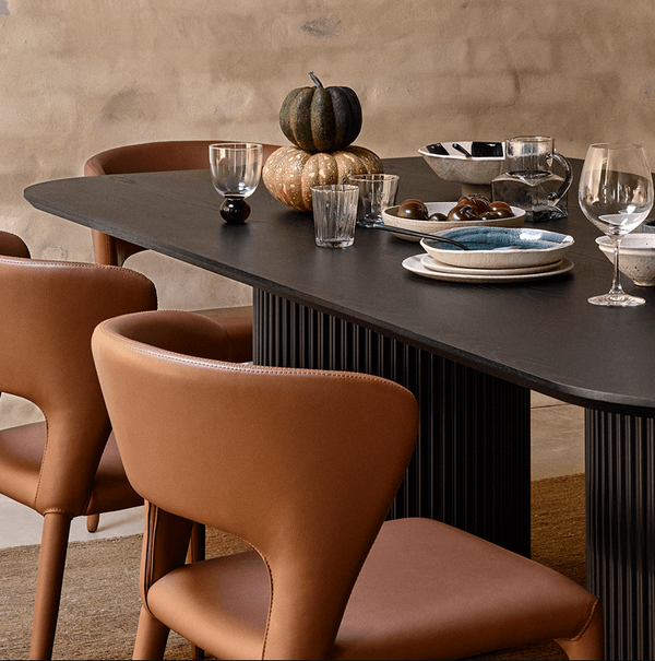Lantine 240 Dining Table - Black Oak - Tommy Franks