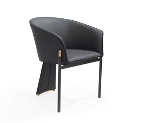 Felipo Dining Chair - Set of 2 - Mustang Black - Tommy Franks
