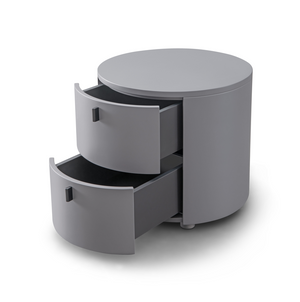 Sims Bedside - Matte Grey - Tommy Franks