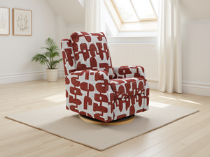 Seville Electric Reclining Chair Red - Xshowhome