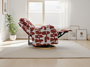 Seville Electric Reclining Chair Red - Xshowhome