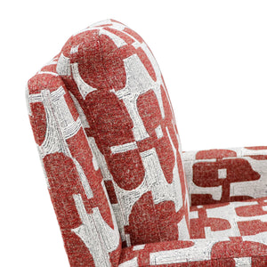 Seville Electric Reclining Chair Red - Xshowhome