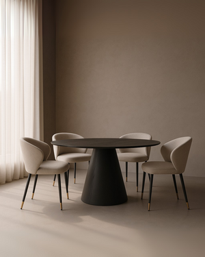 Tavamo 135 Dining Table - Black Oak - Tommy Franks