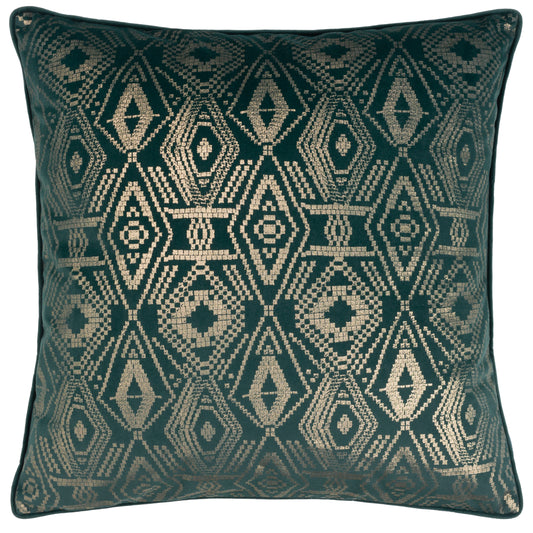 TAYANNA 50X50 FEATHER FILLED CUSHION EMERALD