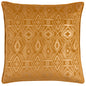 TAYANNA 50X50 FEATHER FILLED CUSHION MUSTARD