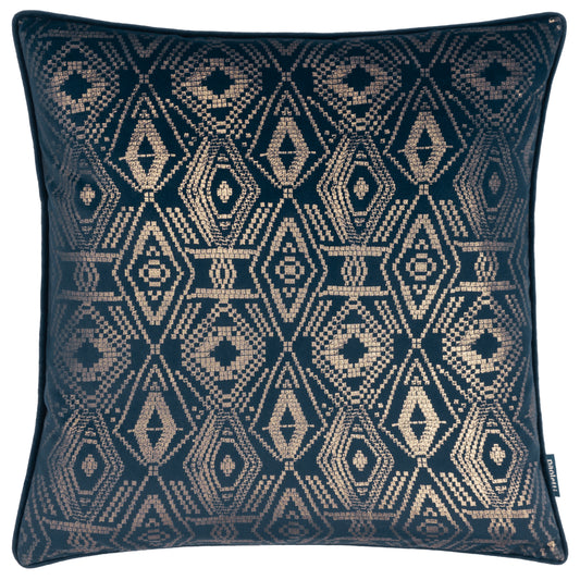 TAYANNA 50X50 FEATHER FILLED CUSHION NAVY