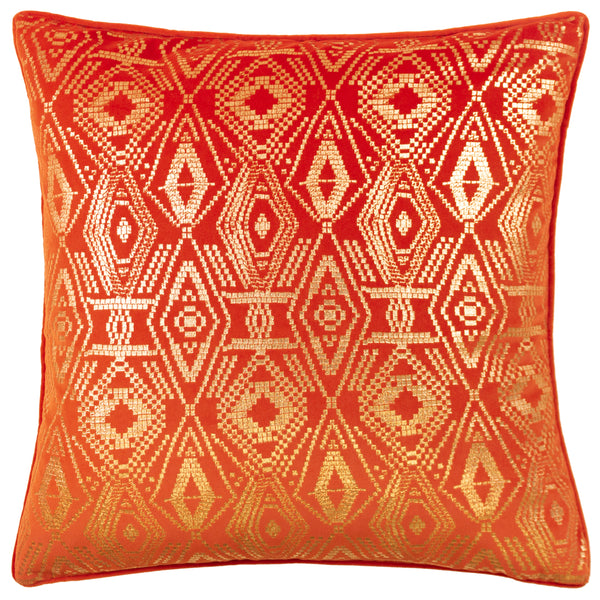 Tayanna 50x50 Feather Filled Cushion Papaya