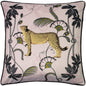 TROPICA CHEETAH 45X45 FEATHER FILLED CUSHION BLUSH