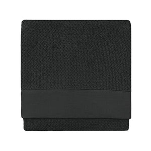 Textured Hand Towel Black