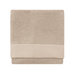Textured Hand Towel Warm Natural